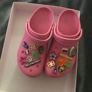 balenciaga heeled crocs. worn once. size 40EU